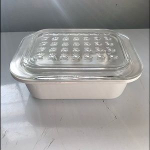 Vintage CorningWare rectangular refrigerator dish